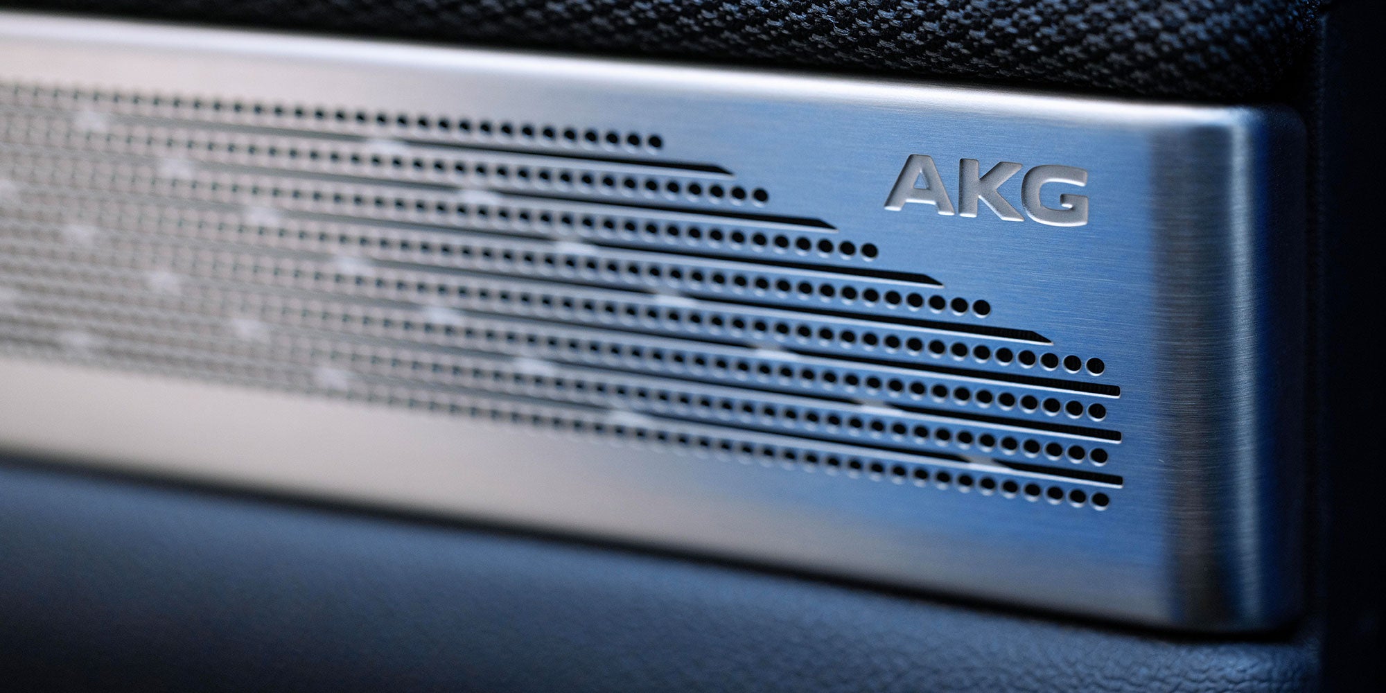 Close-up View of the OPTIQ-V AKG Studio Audio Speaker